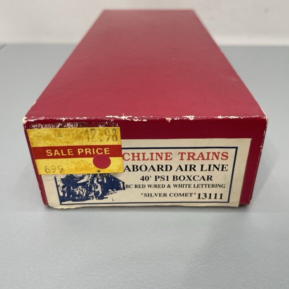 Vintage HO Branchline Seaboard SAL Silver Comet 40’ Boxcar 24863 Train Car Kit - Picture 2 of 16